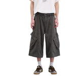 Bermudas con lavado vintage y salpicaduras de tinta