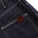 Vintage Washed Asymmetric Side Split Barrel Leg Jeans