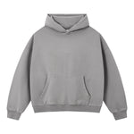 Vintage 370G Brushed Cotton Snow‑Washed Boxy Drop‑Shoulder Hoodie