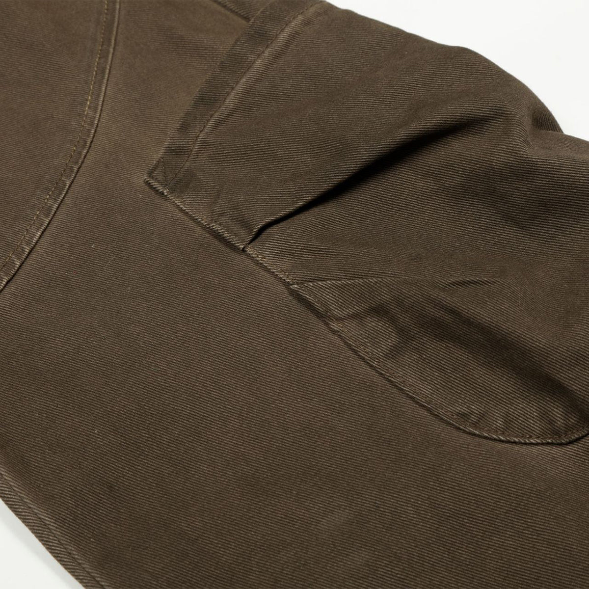 Curved Panel Wide-Leg Utility Cargo Pants