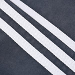 Contrast-Strap Sleeves Cotton Sweatshirt