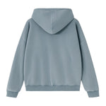 Cotton Heavyweight Washed Distressed Terry Hoodie