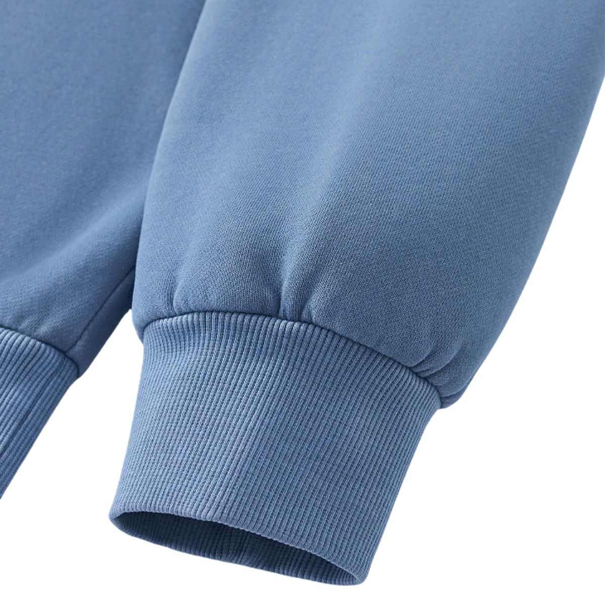 Washed Overdye Half‑Zip Metal Zipper Crew Neck Sweatshirt