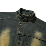 VintageWash Sleeveless Bomber Vest