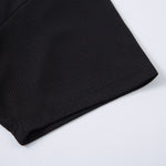 Vintage Waffle Knit Deconstructed Slim Crew Tee