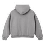 Vintage 370G Brushed Cotton Snow‑Washed Boxy Drop‑Shoulder Hoodie