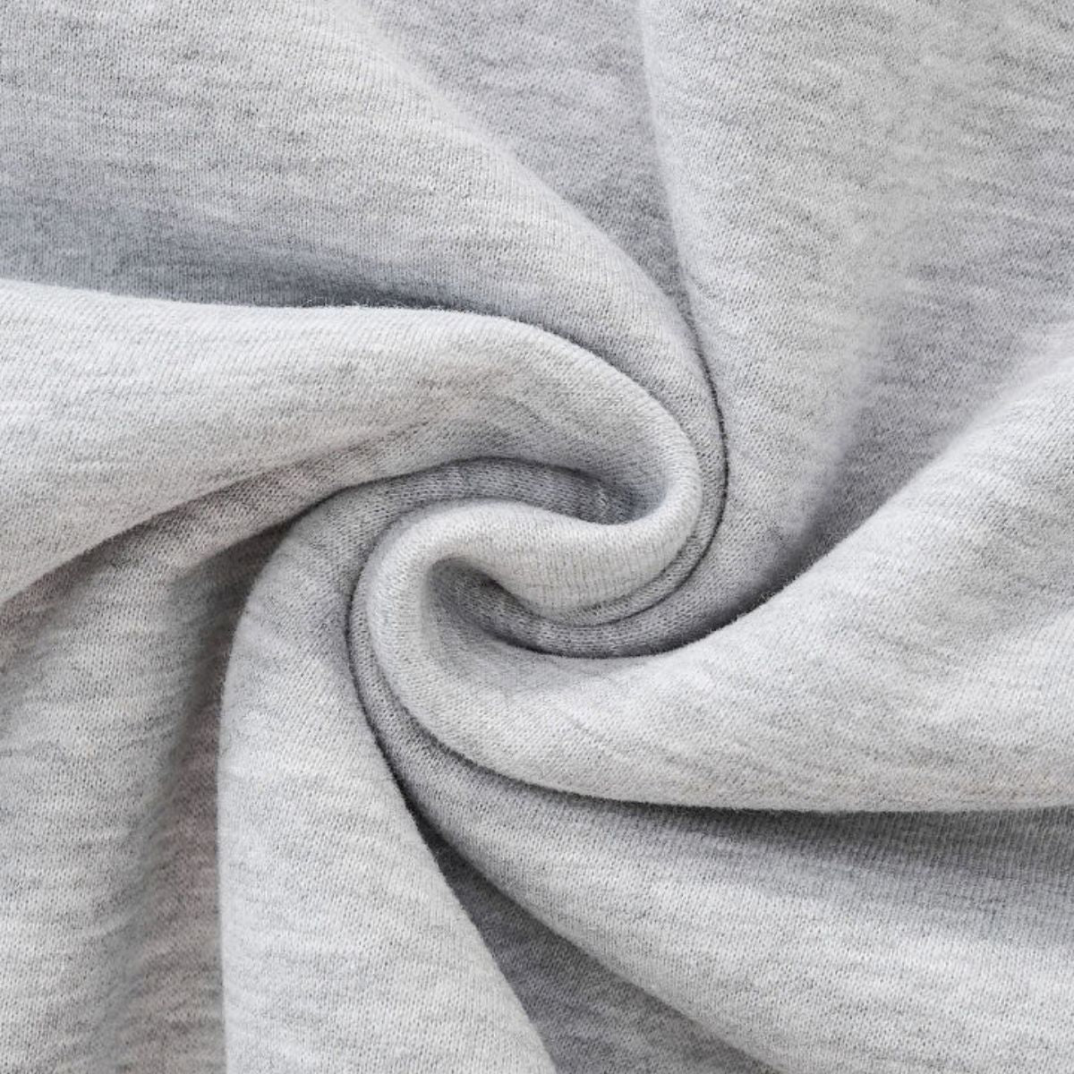 Boxy Flatlock Stitch Fleece Lined Hoodie