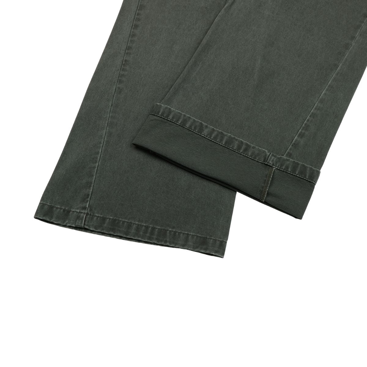 Relaxed Bootcut Pants With Reverse‑Pocket Washed‑Out Fade