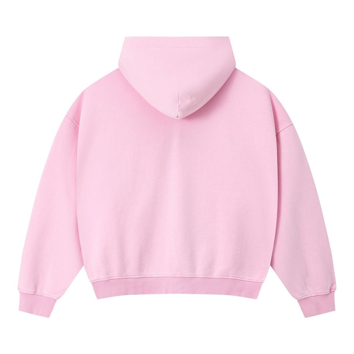 Vintage Relaxed Drop‑Shoulder Zip‑Up Hoodie