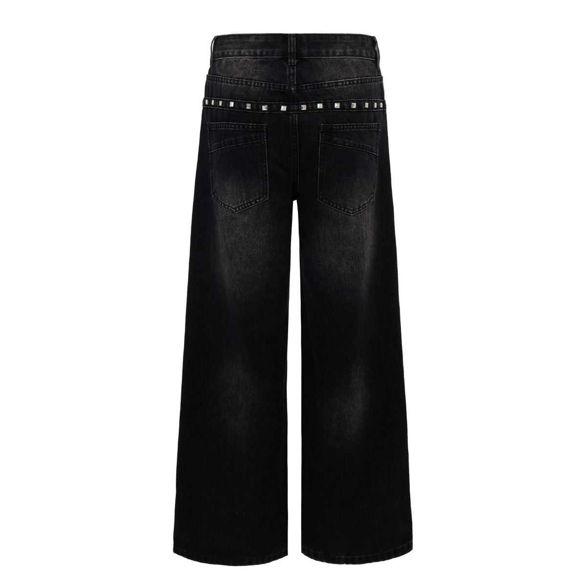 Studded Wide Leg Jeans