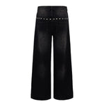 Studded Wide Leg Jeans
