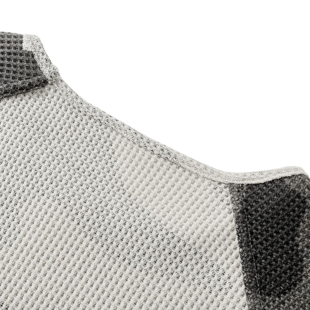 Reversible Double-Sided Waffle Camo Long Sleeve Shirt