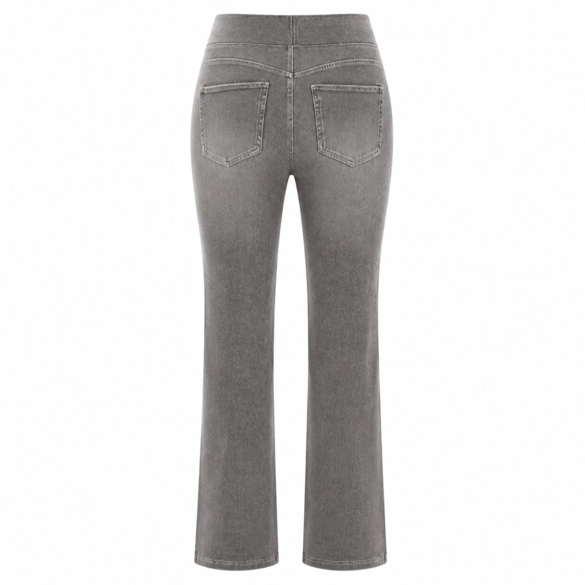 Vintage Washed High Waist Straight Leg Jeans