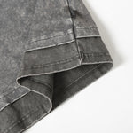 Vintage Washed Patchwork Short Sleeve Chest Pocket Tee