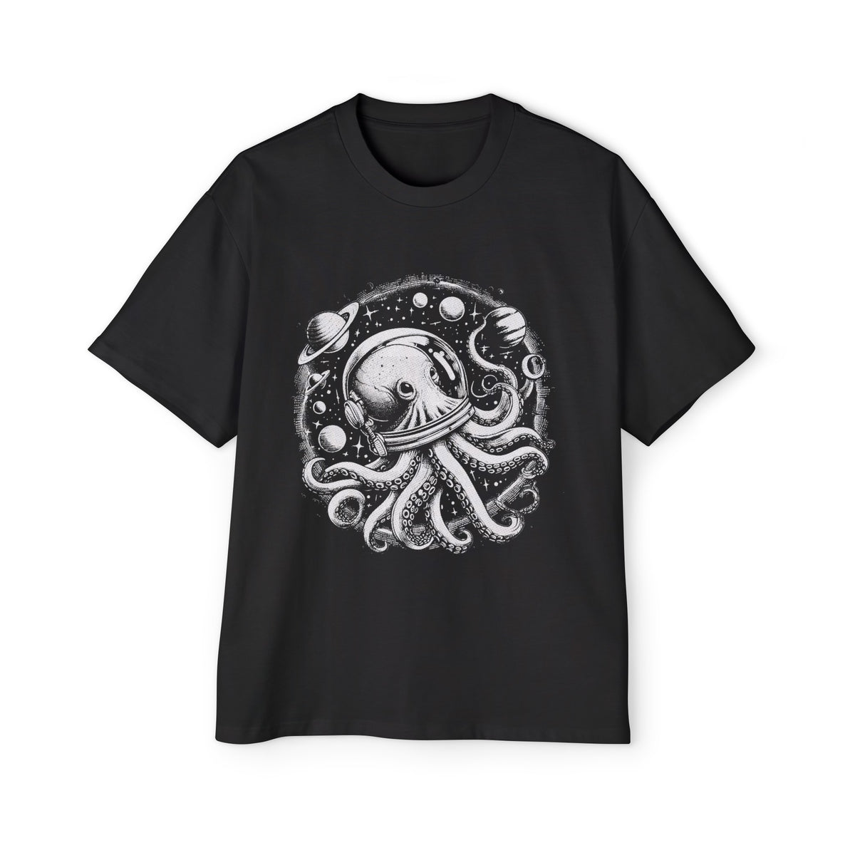 Octopus In A Space Graphic Tee-INNBLAC Fashion Apparel