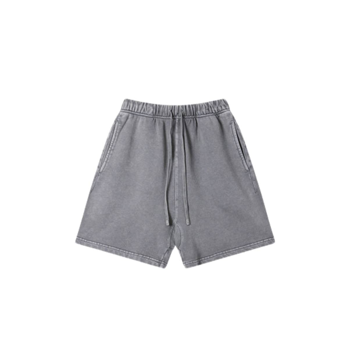 Vintage Fade Oversized Cotton Shorts