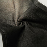 Premium High Street Washed Whisker Loose Straight Jeans