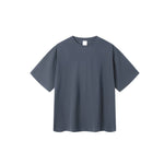 Camiseta destructiva de peso pesado con borde crudo de 10 oz