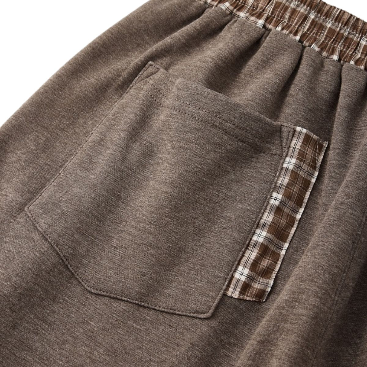 Quiet‑Luxury Old‑Money Heather Contrast Trousers