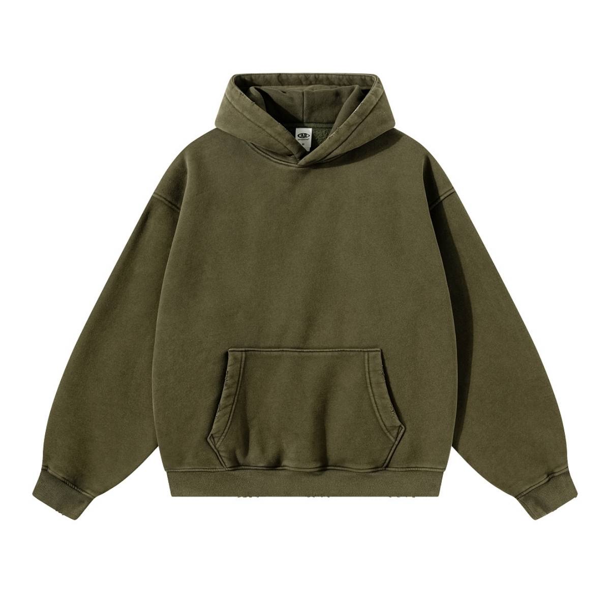 Sudadera con capucha de felpa de novio de gran tamaño