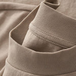 Mock Neck Oversized Vintage Tee