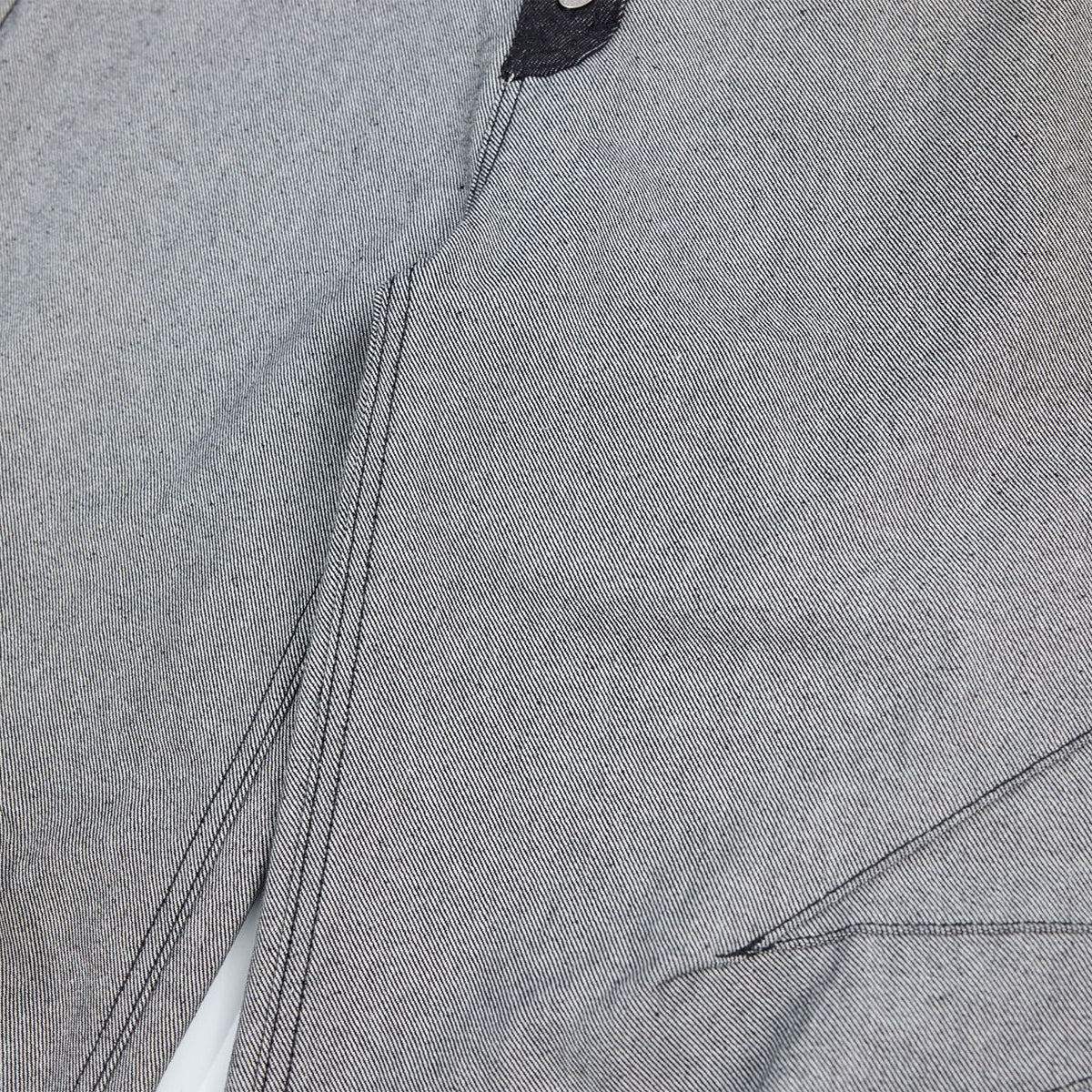 Vintage-Inspired High-End Button Wide-Leg Denim Pants