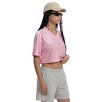 Cyber-Grunge Distressed Cutout Y2K Cropped Top