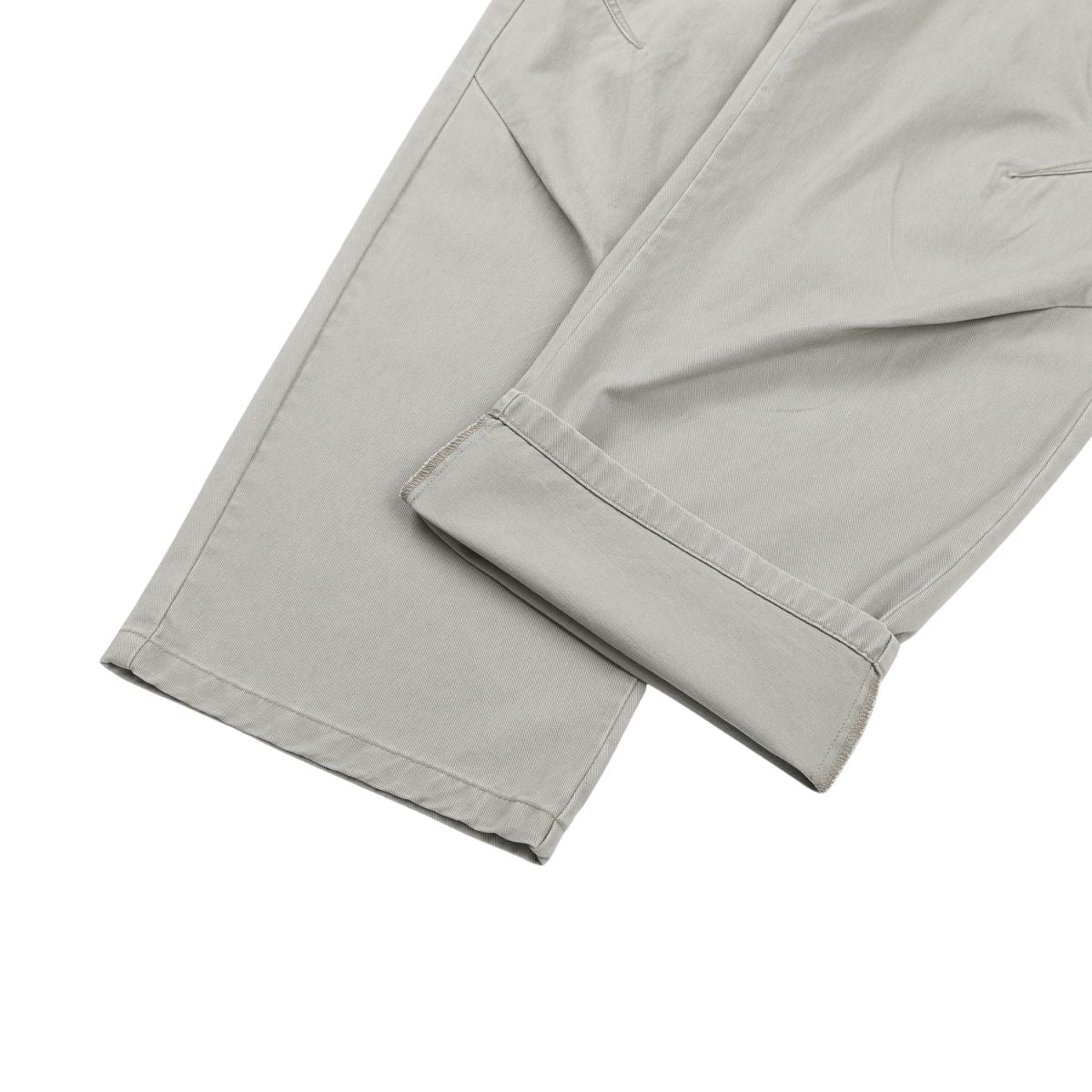 Deconstructed Curved Wide‑Leg Cargo Pants