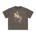 Grandpa Sitting On Beach Chair Graphic Tee-INNBLAC Fashion Apparel