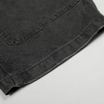 Unique Distressed Oversized Black Cargo Jeans