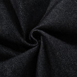 Marble Pattern Panels Black Wide Leg Painter Pants
