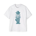 Cat Wearing Boots Glasses Graphic Tee-INNBLAC Fashion Apparel