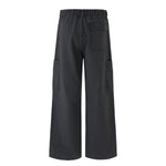 Cargo Wide Leg Stretch Waist Office Commuter Pants