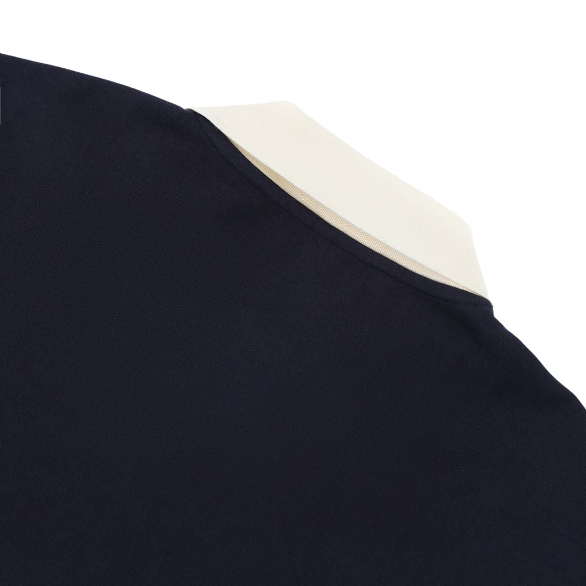 Women's Heavyweight Washed Color Block Collared Long Sleeve Sweatshirt