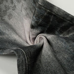 Hand-Rubbed Whisker Premium High Street Loose Straight Jeans