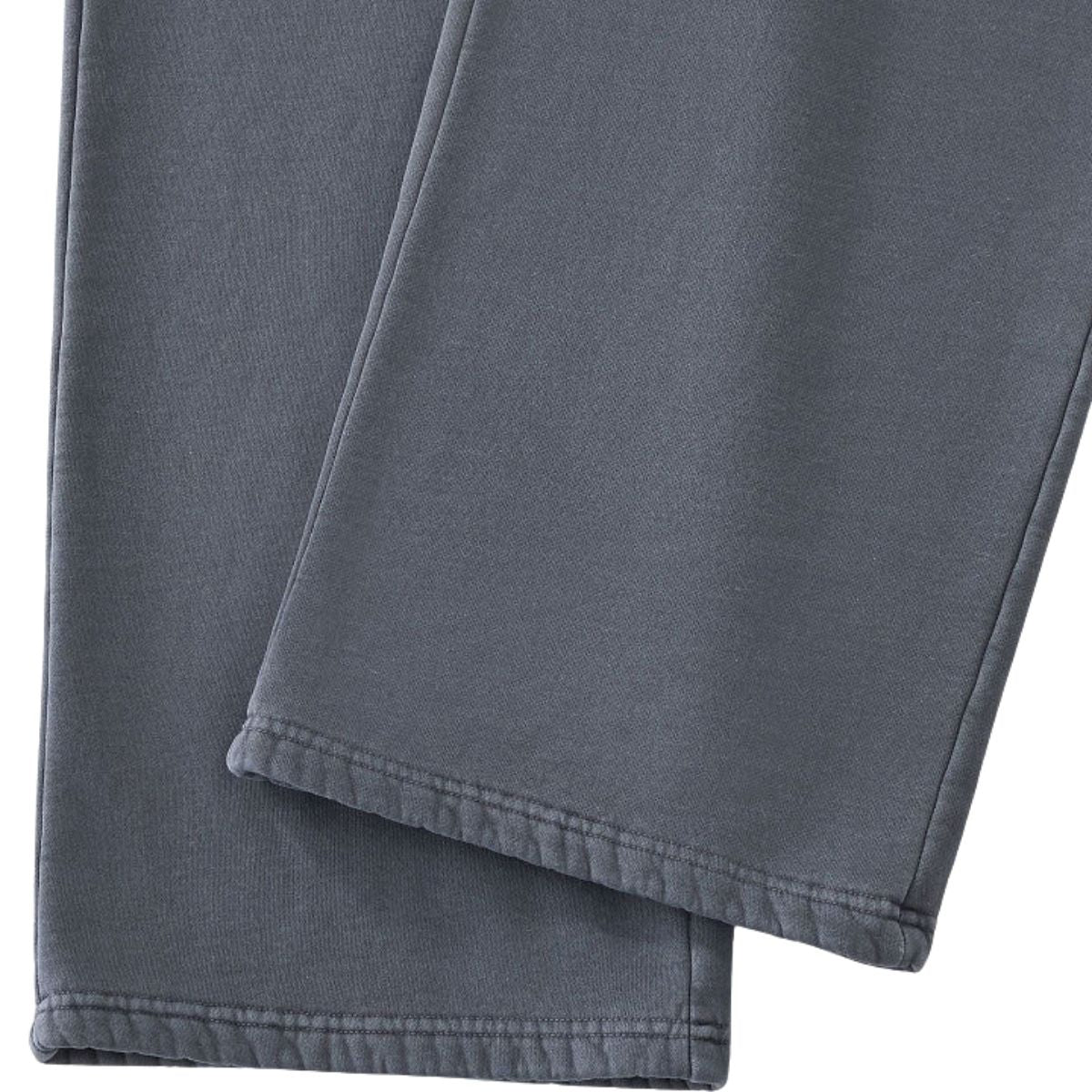 Vintage Washed Heavyweight Drawstring Wide Leg Casual Pants