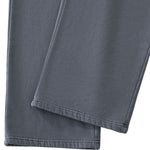 Vintage Washed Heavyweight Drawstring Wide Leg Casual Pants