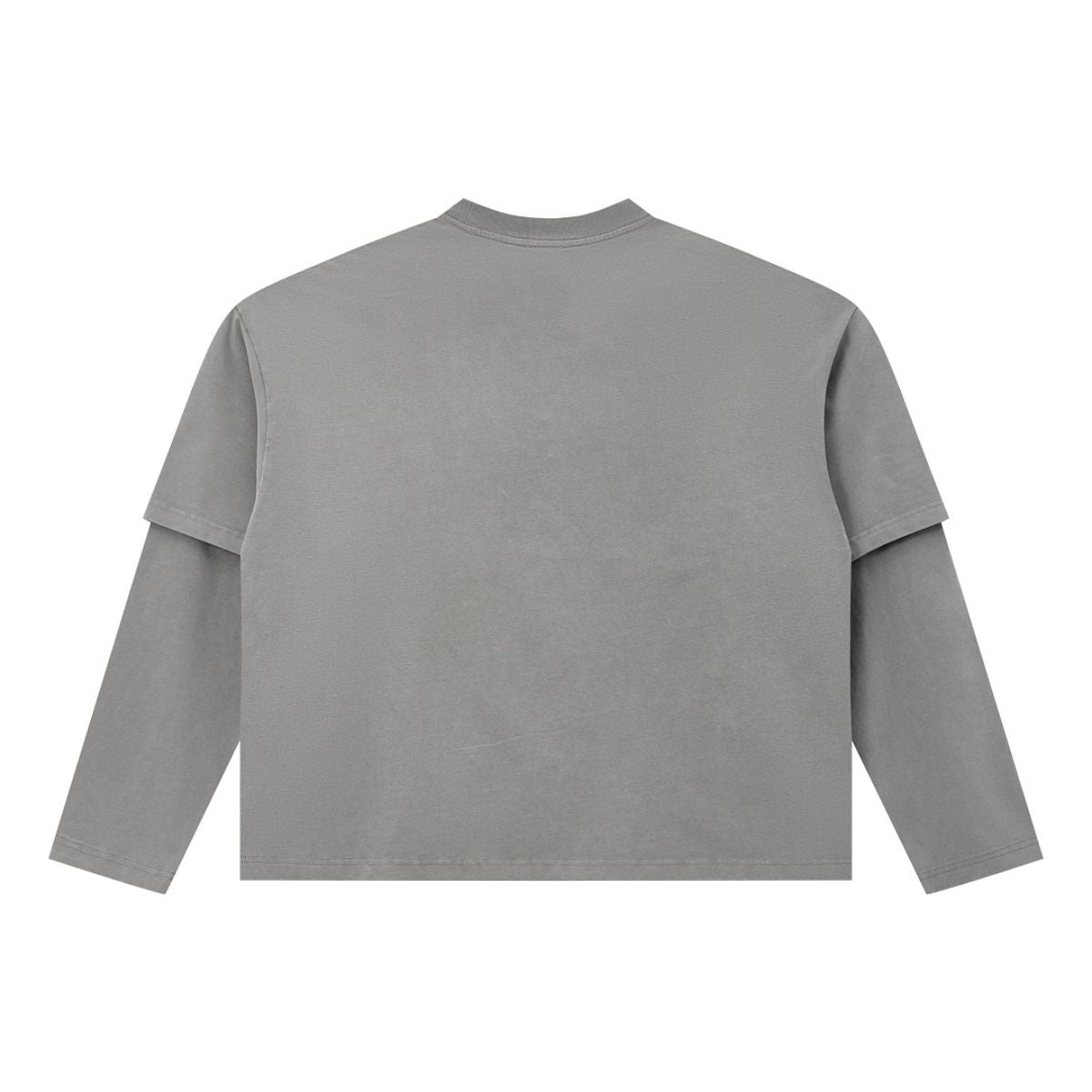 Vintage Snow‑Washed Relaxed Long Sleeve T‑Shirt