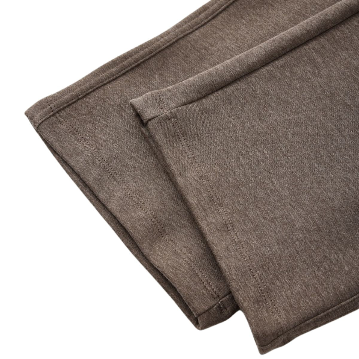 Quiet‑Luxury Old‑Money Heather Contrast Trousers