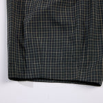 Vintage Plaid Wide Leg Relaxed Drawstring Pants