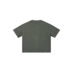 Camiseta destructiva de peso pesado con borde crudo de 10 oz