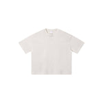 Camiseta destructiva de peso pesado con borde crudo de 10 oz