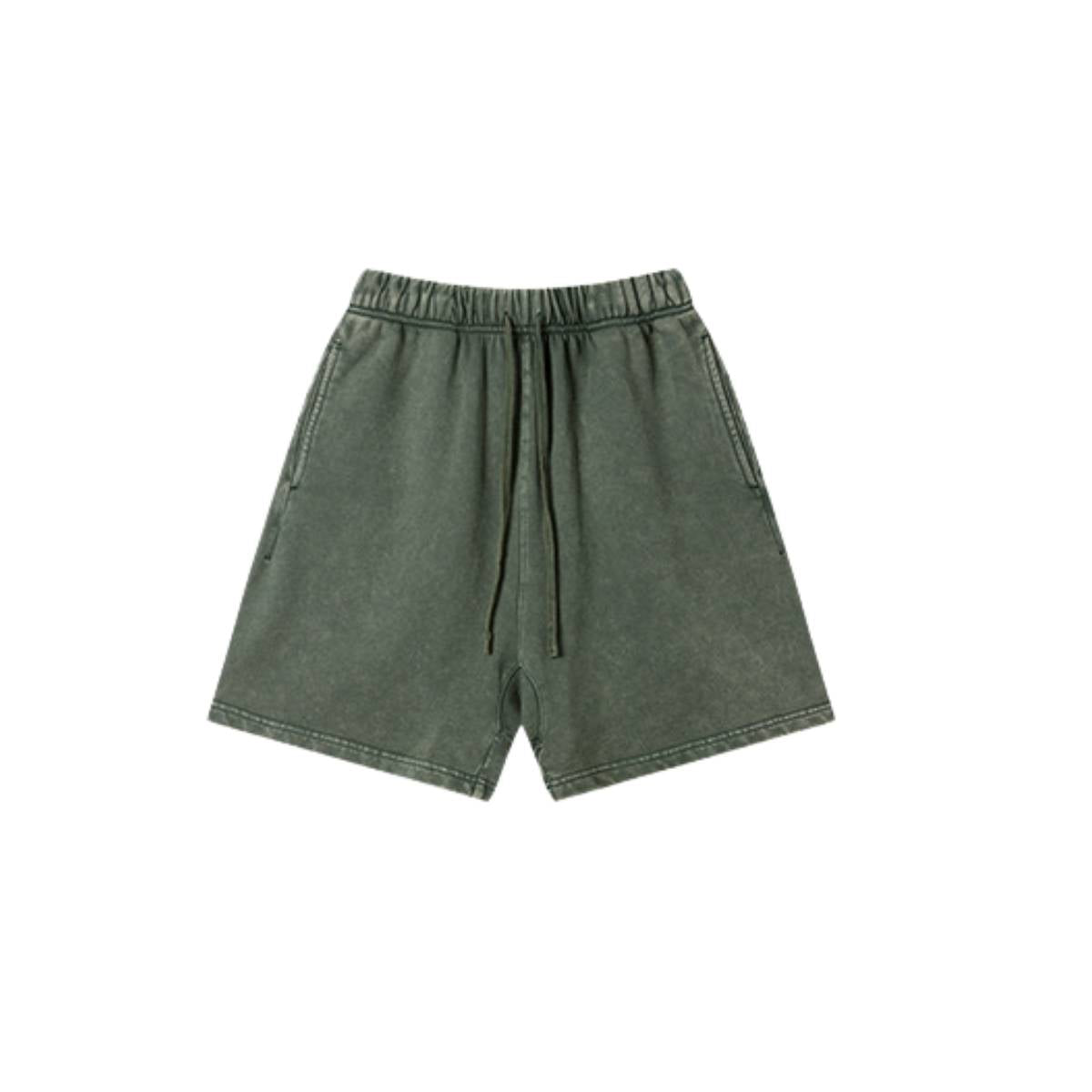 Vintage Fade Oversized Cotton Shorts