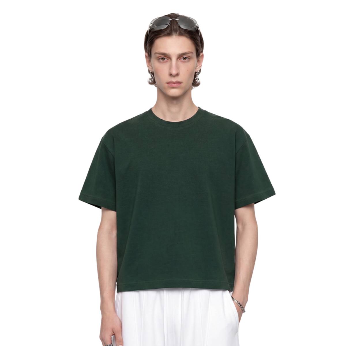 Camiseta desteñida con lavado a la piedra de 7.5 oz