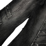 Smoke Rise Y2K Raw Edge Bootcut Jeans