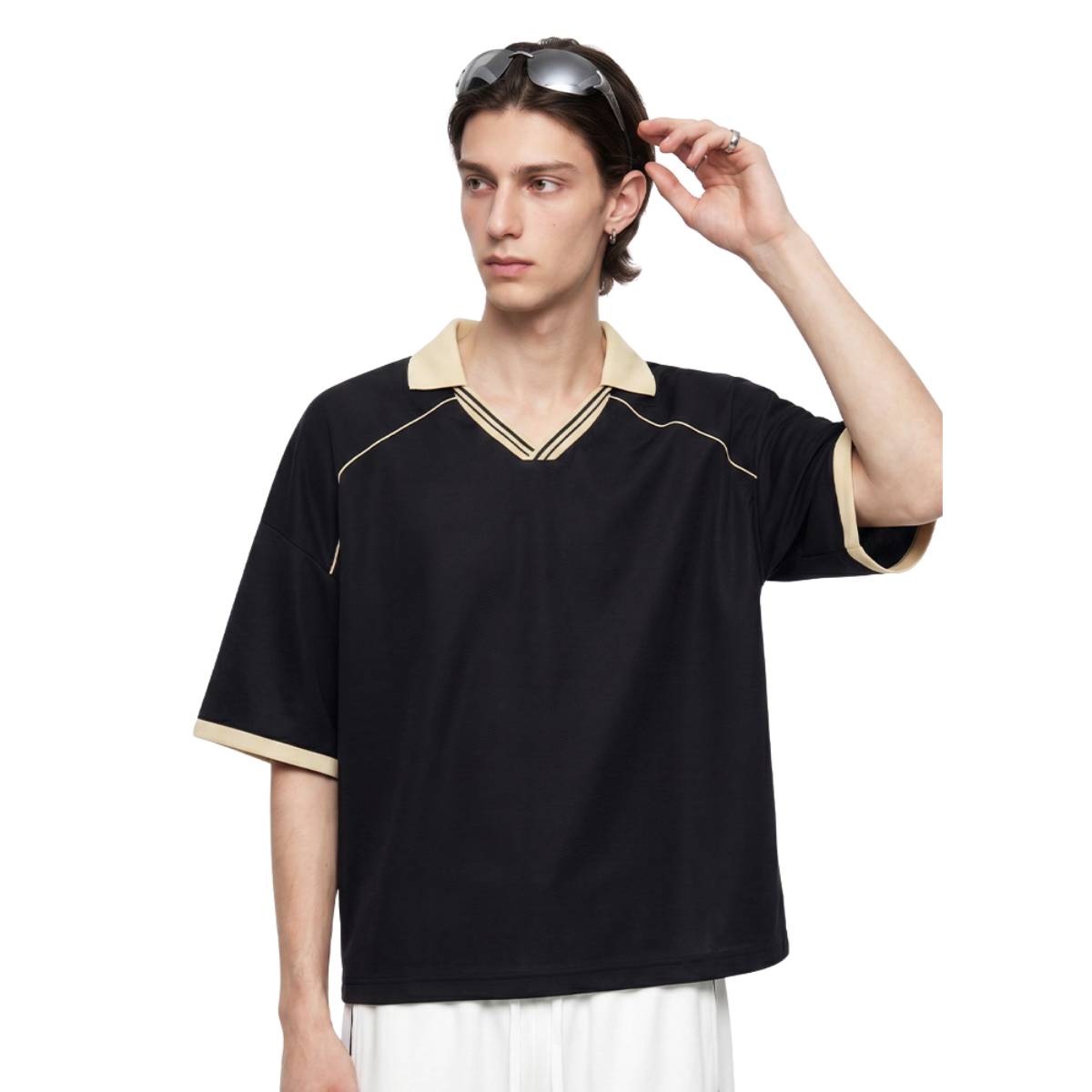 Camiseta desteñida con lavado a la piedra de 7.5 oz