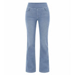 Vintage Washed High Waist Straight Leg Jeans