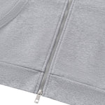 Vintage Boxy Full Zip Hooded Sweatshirt