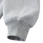 Boxy Short‑Wide V‑Neck Sweatshirt With Gathered Lantern Puff Sleeves