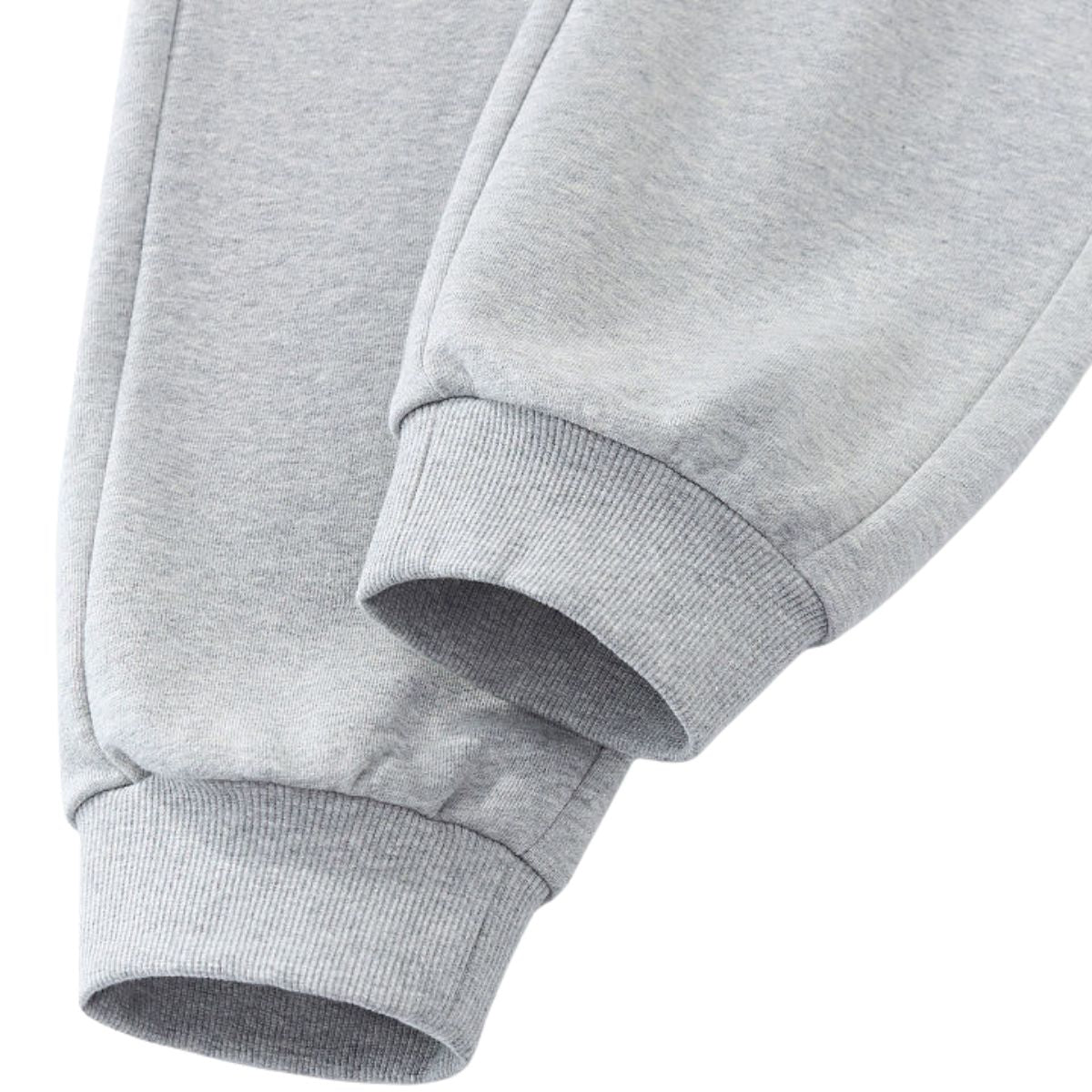 French Terry Drawstring Street Jogger Ribbed Cuff Pants